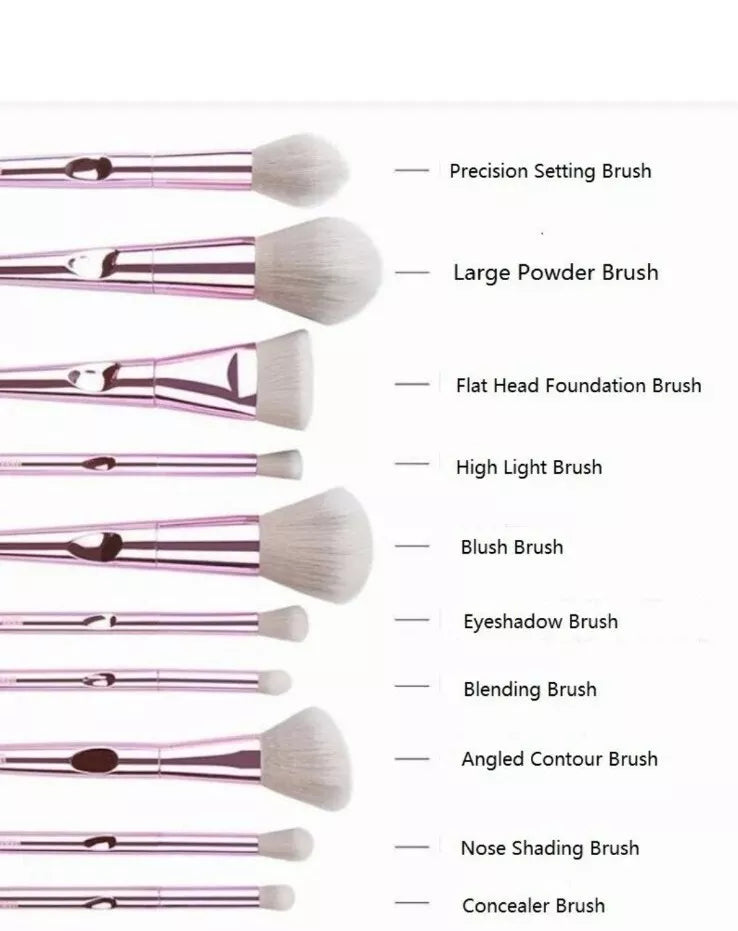 MDH BEAUTY Professional make up brushes with case