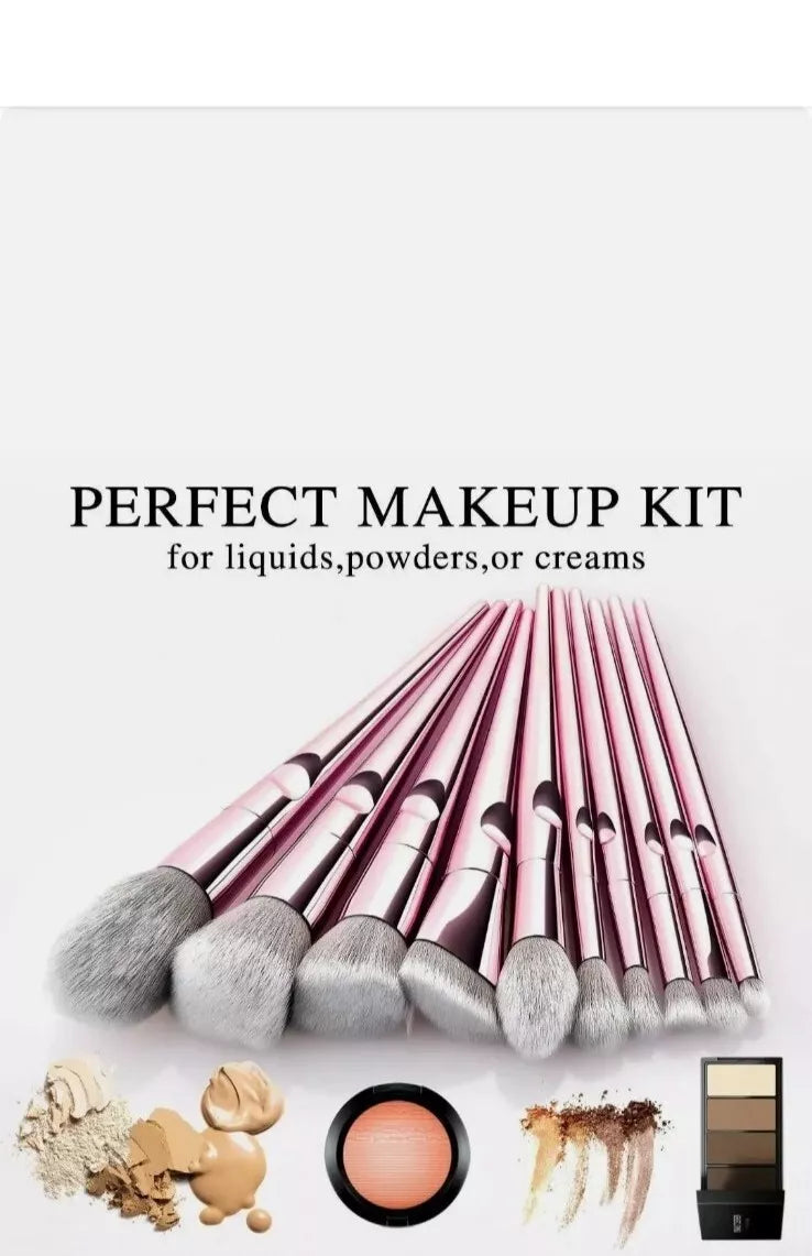 MDH BEAUTY Professional make up brushes with case